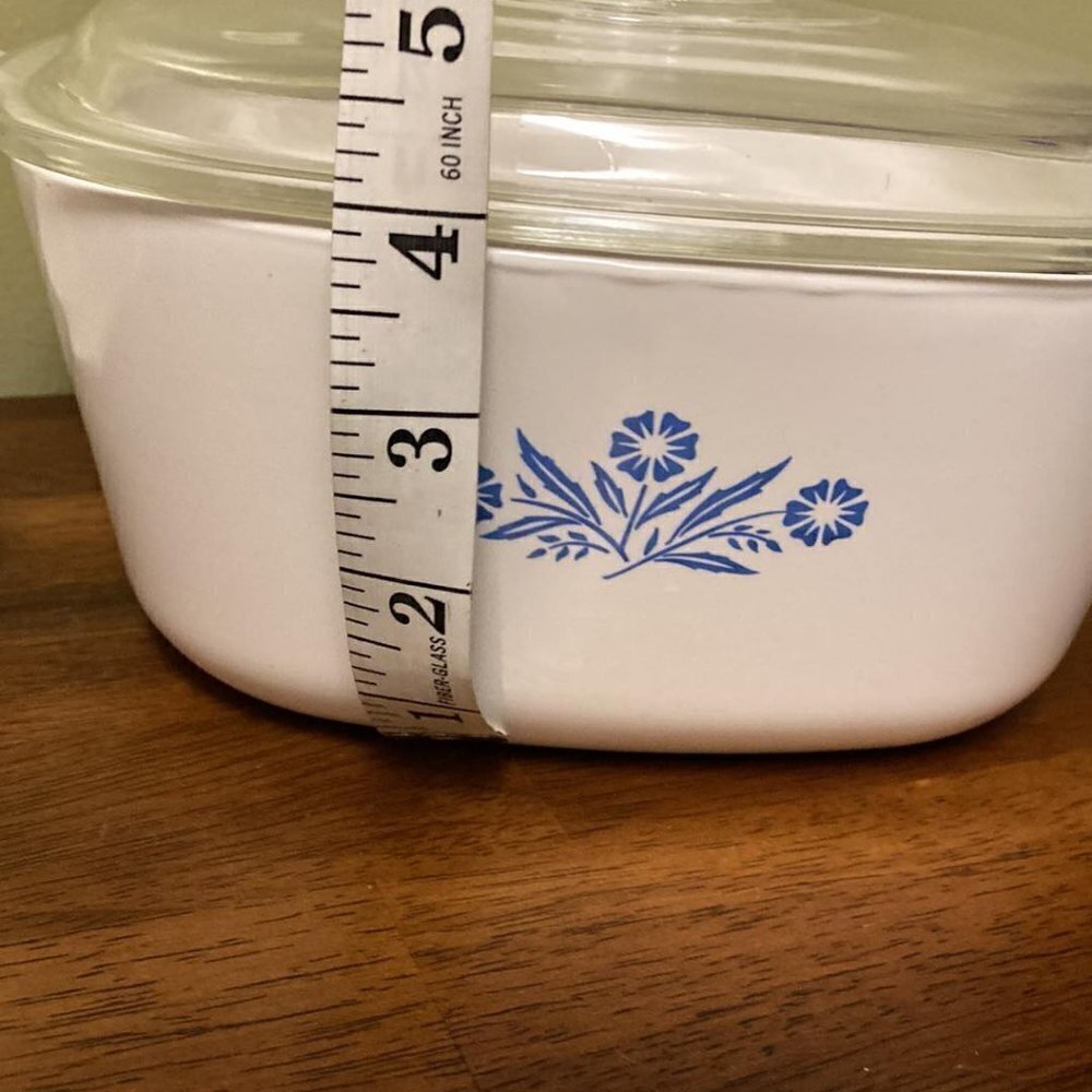 Vintage Cornflower Corning Ware P-2 1/2_B and Petite Dish P_41 - Picture 9 of 12